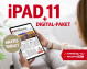 Werbung für iPAD 11 mit Digital-Paket, bietet E-PAPER inklusive WR PLUS.