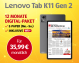 Lenovo Tab K11 Gen 2-Angebot: Beinhaltet ein kostenloses Tablet und ein 12-monatiges Digital-Abo der WR.