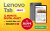 Werbebanner: Lenovo Tab gratis zum 12 Monate Digital-Paket mit E-Paper (Mo-So) für 38,99€ monatlich. Jetzt sichern!