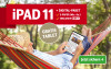 Werbeanzeige für Tablets in Kombination mit einem Abonnement der "WR". Angepriesen wird ein Apple iPad 11 für 35,99€ ohne zusätzliche Kosten zum Zeitungsabo.