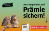 Werbebanner: 150 Euro Prämie für jede Empfehlung Ihrer Tageszeitung, um immer informiert zu sein. Jetzt bestellen.