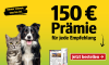Werbebanner: 150 Euro Prämie für jede Empfehlung Ihrer Tageszeitung, um immer informiert zu sein. Jetzt bestellen.