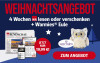 Weihnachtsangebot: 4 Wochen regionale Tageszeitung lesen oder verschenken, inklusive Warmies Eule für 19,99€. Zum Angebot.